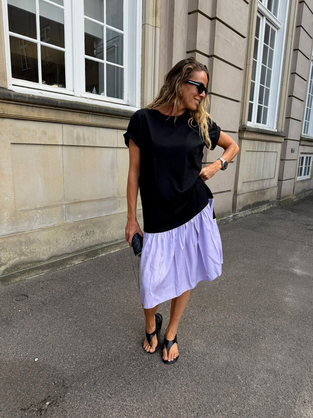Sassy Copenhagen - Lang kjole - Lilla - Vilma