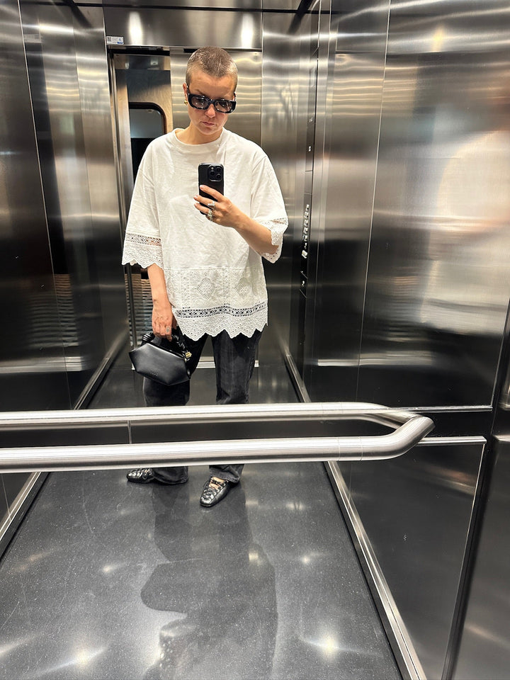 Sassy Copenhagen - T-shirt - Hvid Blonde - Liva