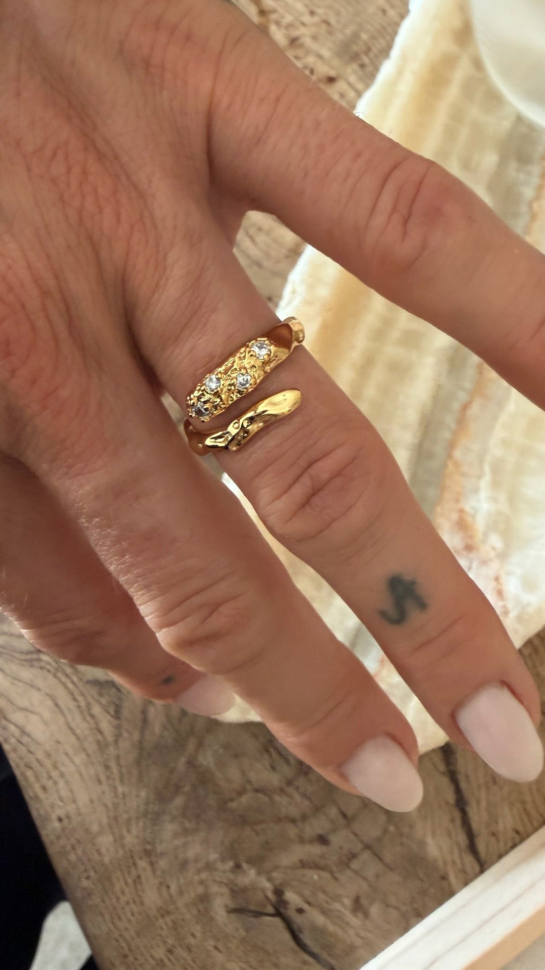 Andcopenhagen Jewelry - Ring - 18 karat guldbelagt messing  -  Maryanne