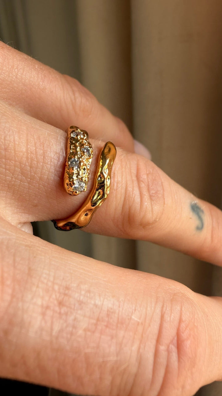 Andcopenhagen Jewelry - Ring - 18 karat guldbelagt messing  -  Maryanne