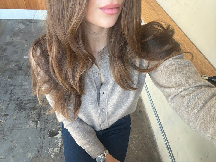 Sassy Copenhagen - 100% Cashmere polo - Latte - Samara sss