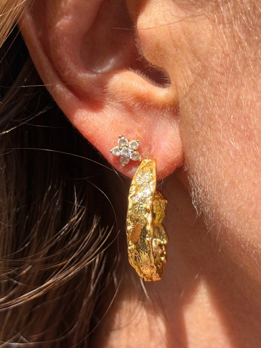 Andcopenhagen Jewelry - Øreringe - 18 karat Guldbelagt messing - Carmen