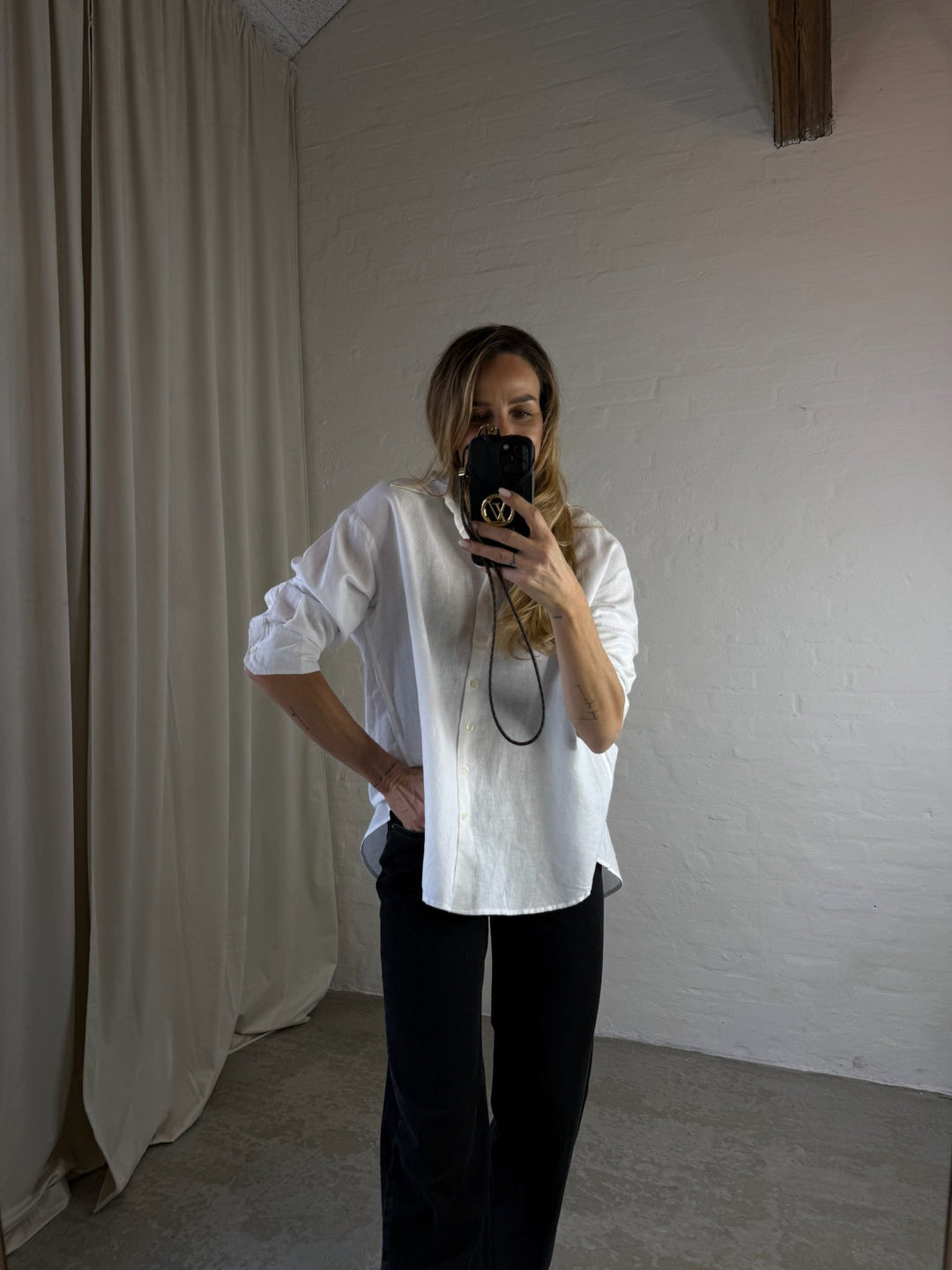 Selected Femme - Skjorte - Hvid - Cleo