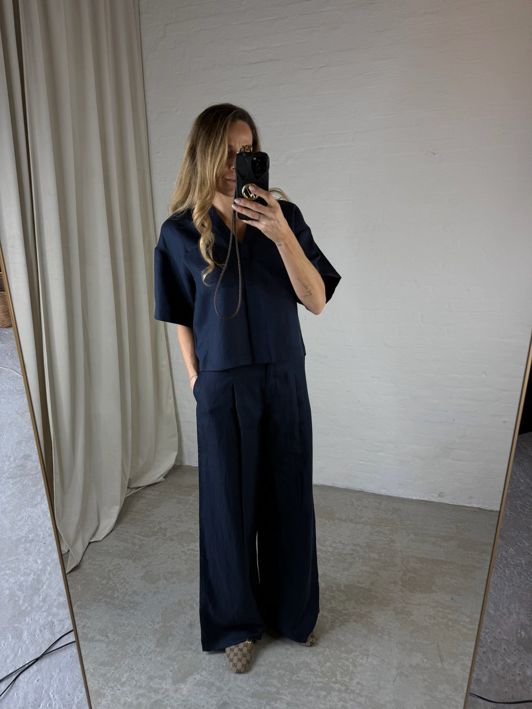 Selected Femme - Bukser - Dark sapphire - Lyra