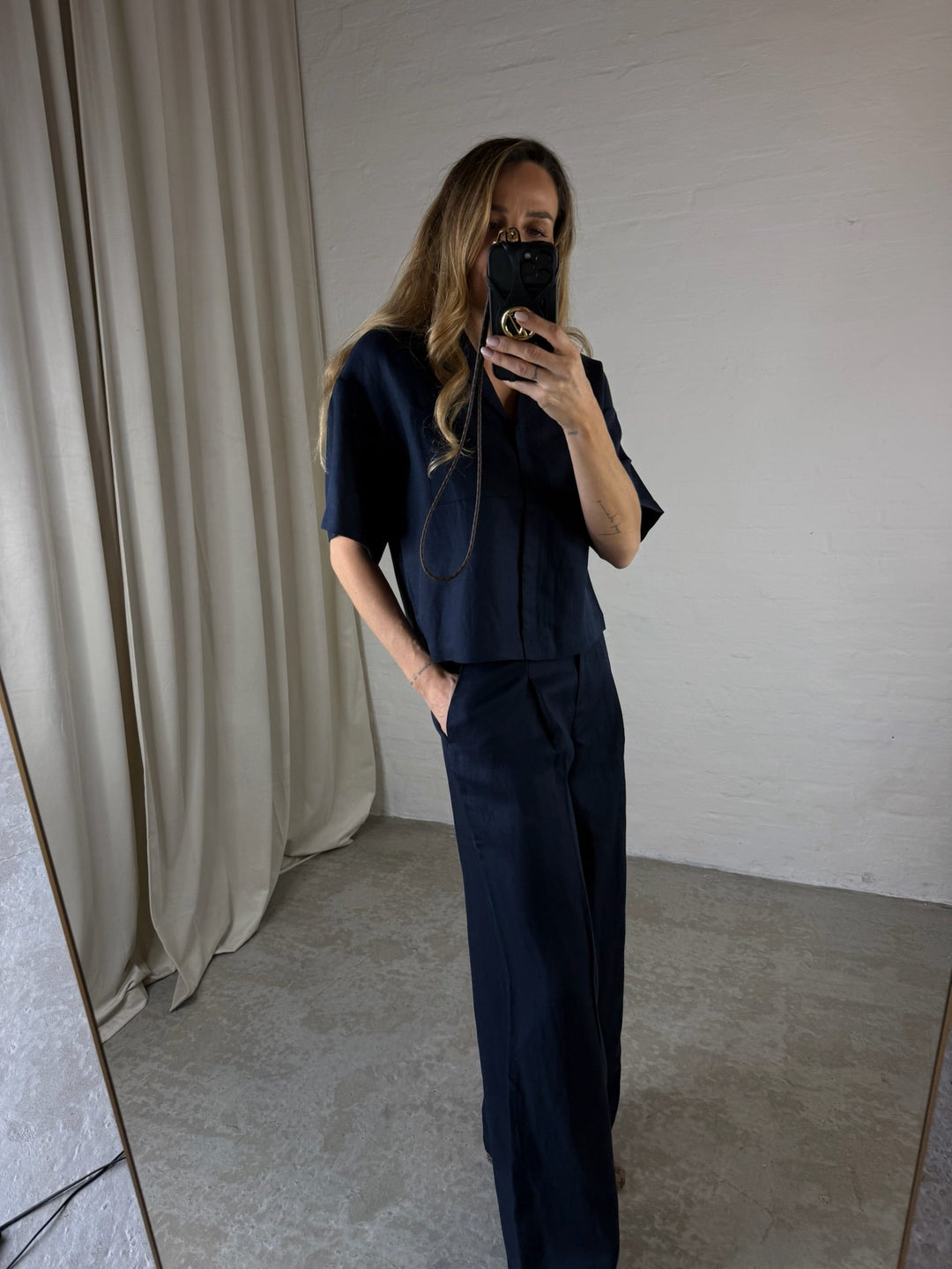 Selected Femme - Bukser - Dark sapphire - Lyra