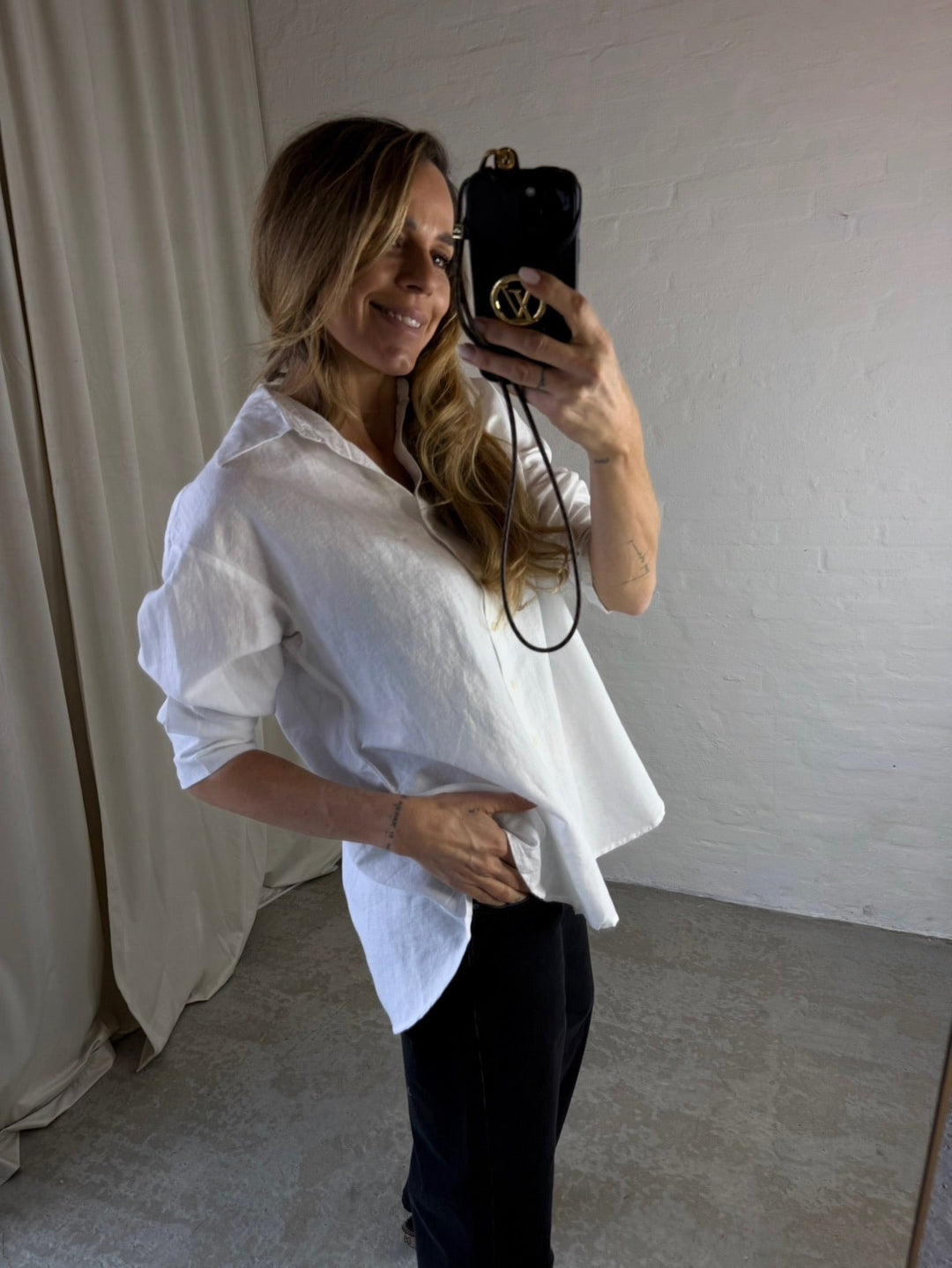 Selected Femme - Skjorte - Hvid - Cleo