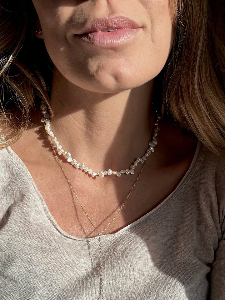 Andcopenhagen Jewelry - Halskæde - Ferskvandsperler - Aura
