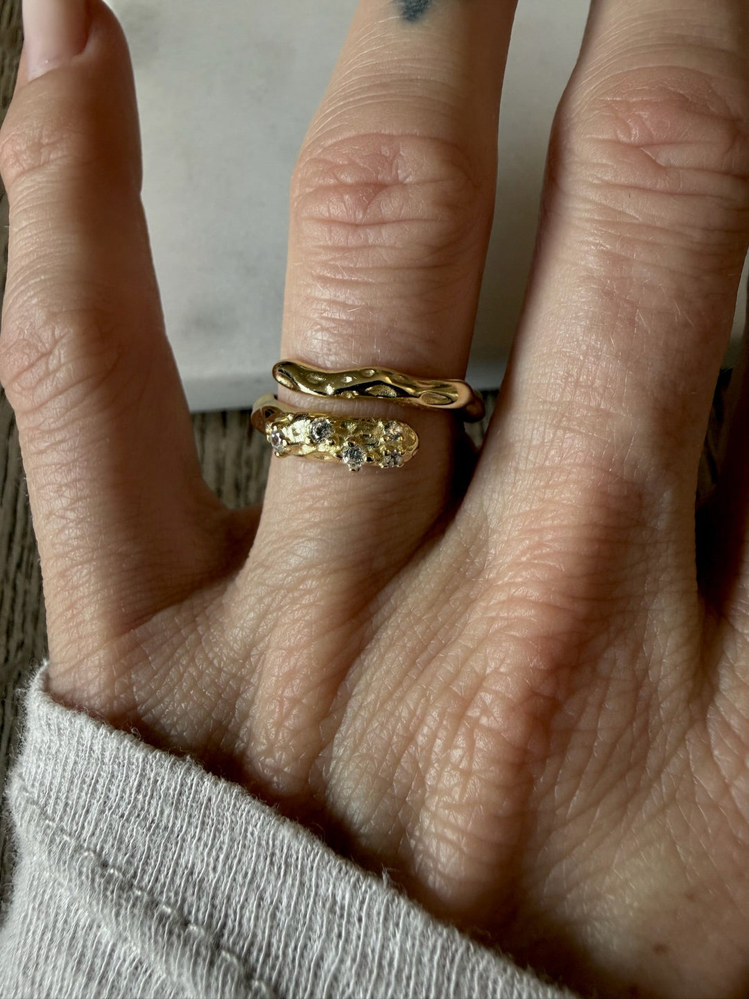 Andcopenhagen Jewelry - Ring - 18 karat guldbelagt messing  -  Maryanne