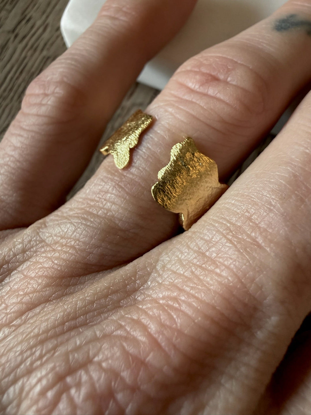 Andcopenhagen - Ring - 18 karat guldbelagt 925 sterlingsølv - Monica