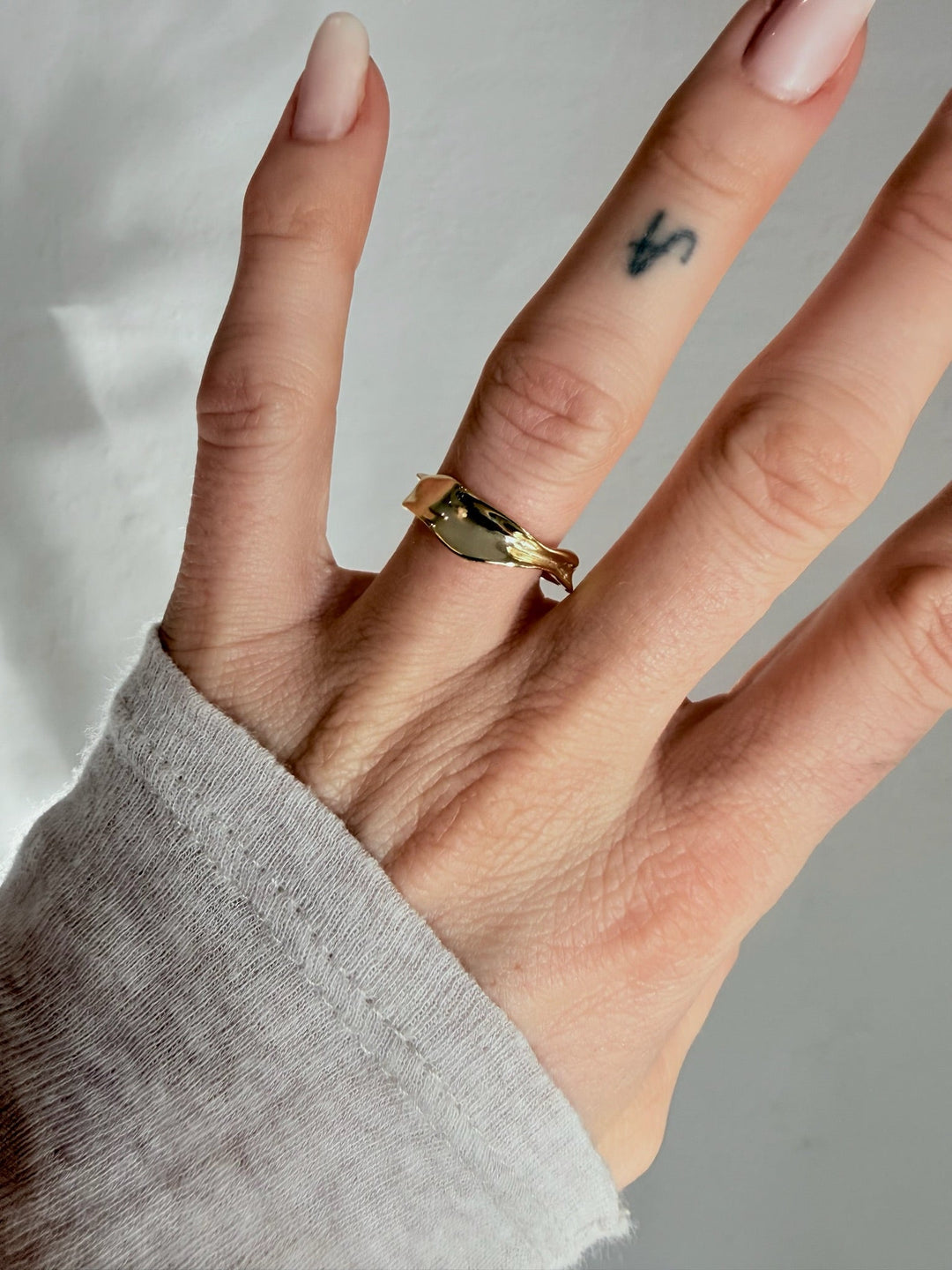 Andcopenhagen Jewelry - Ring - 18 karat guldbelagt 925 sterlingsølv - Vilja