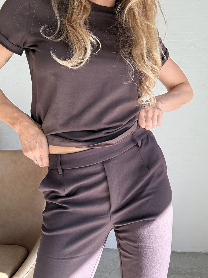 Vila - T-shirt - Coffee bean - Vinora