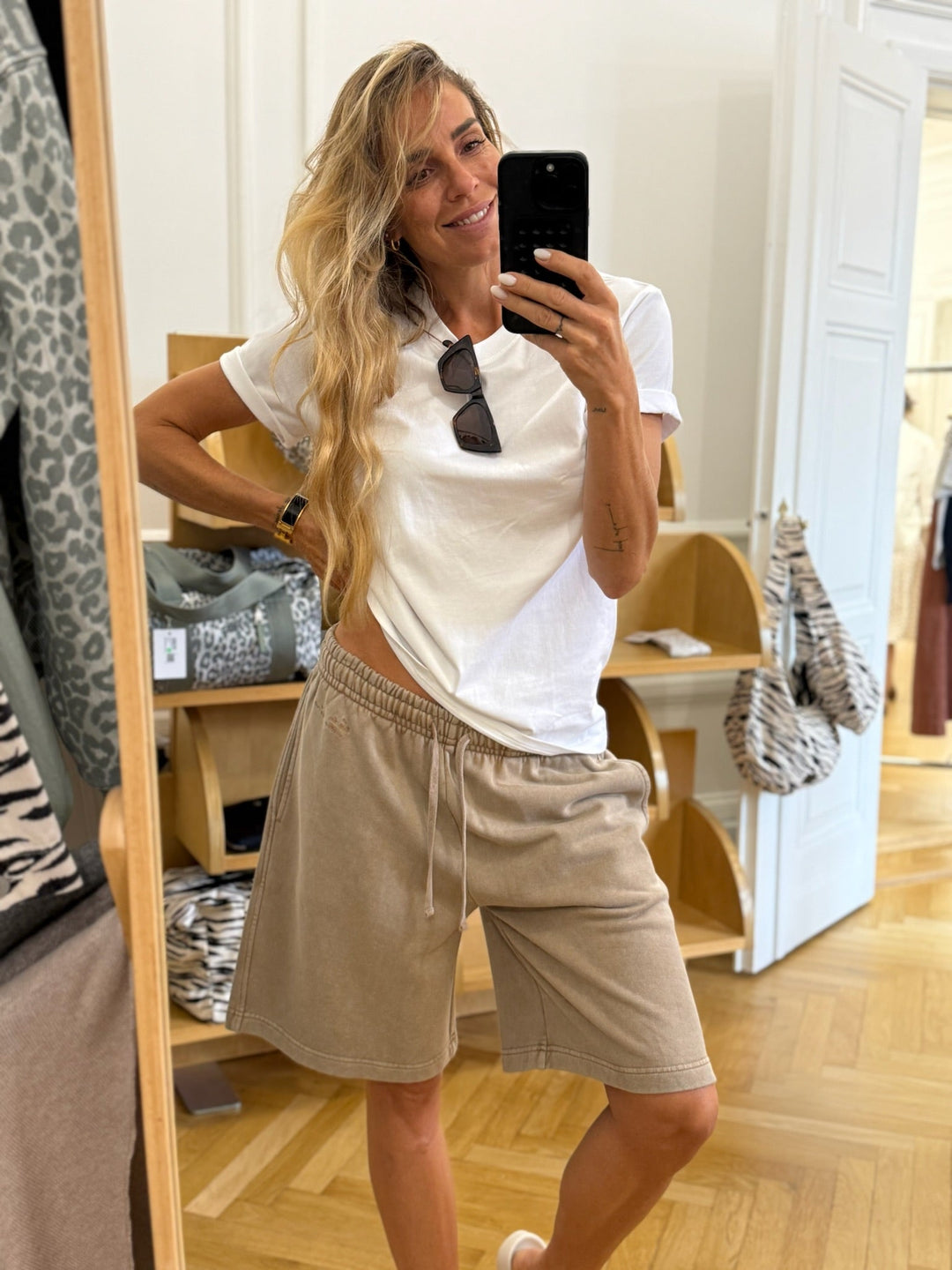 Lala Berlin - Shorts - Washed Earth Leo - Sileya