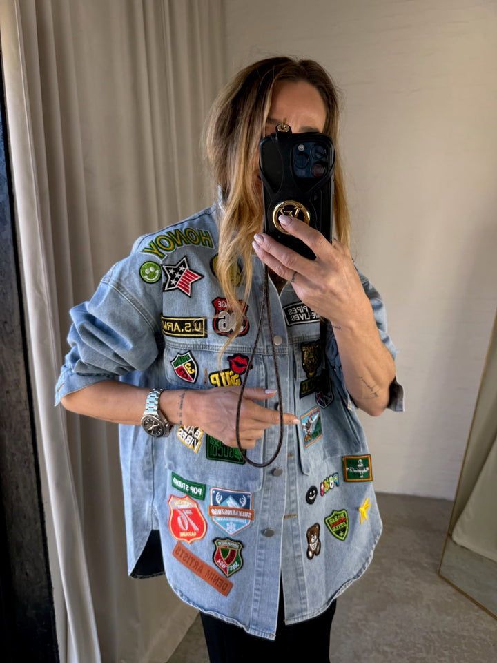 Sassy Copenhagen - Jakke - Oversize Denim blue - Alba