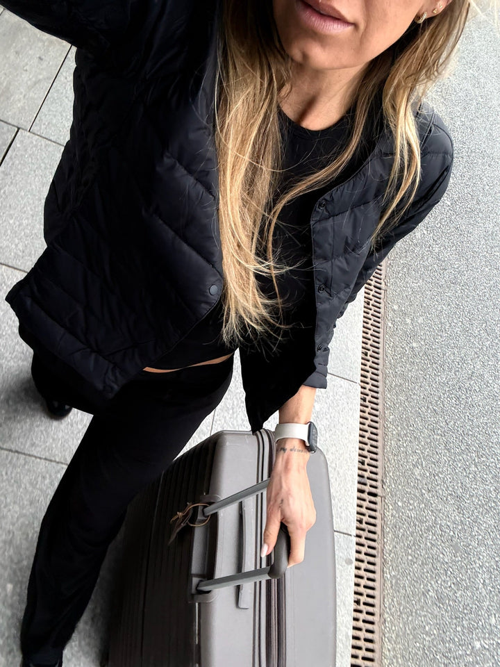 Sassy Copenhagen - Quiltet jakke - Sort - Rosalie
