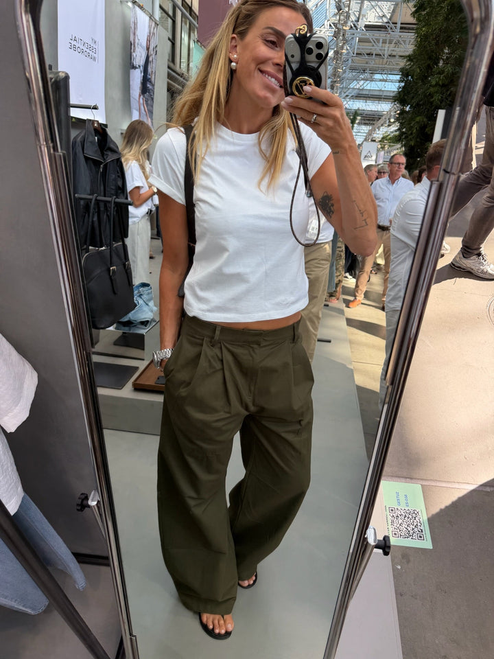 My Essential Wardrobe - Bukser - Olive Night - Gisva