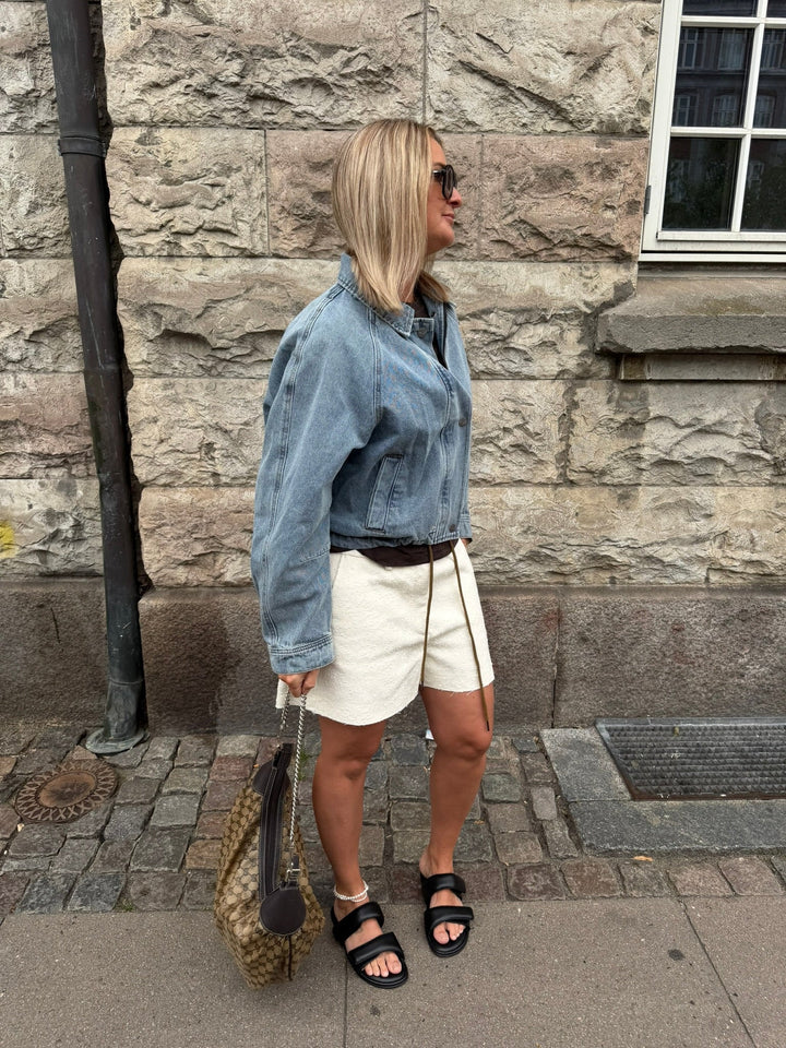 Sofie Schnoor - Shorts - Off White - Midga Boucle