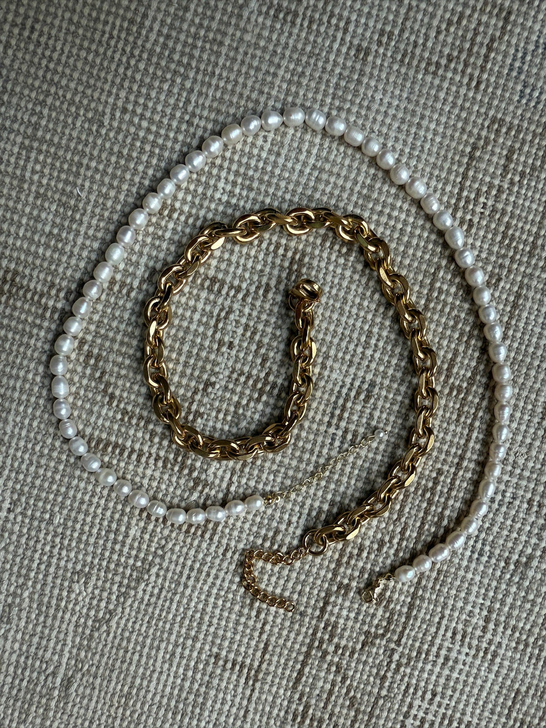 Andcopenhagen - Halskæde - 18 karat guldbelagt rustfri stål- Bred Chunky Chain Maya