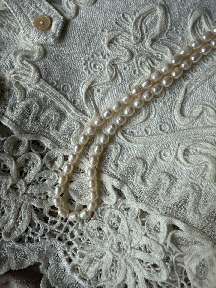 Andcopenhagen - Halskæde - 18 karat guldbelagt stainless steel - Mana Long perle