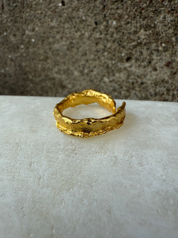 Andcopenhagen - Ring - 18 karat guldbelagt 925 sterlingsølv - Vega