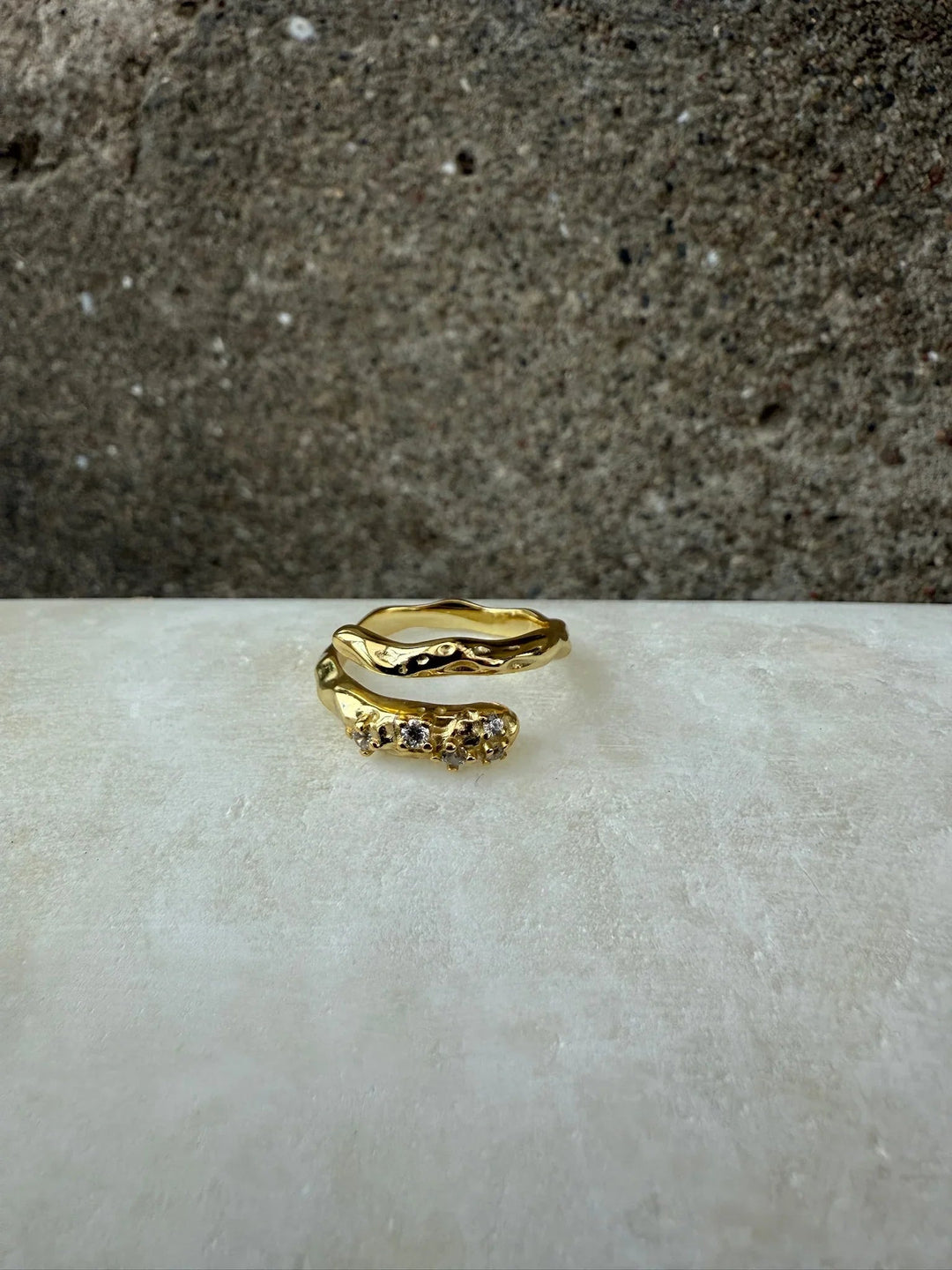 Andcopenhagen Jewelry - Ring - 18 karat guldbelagt messing  -  Maryanne