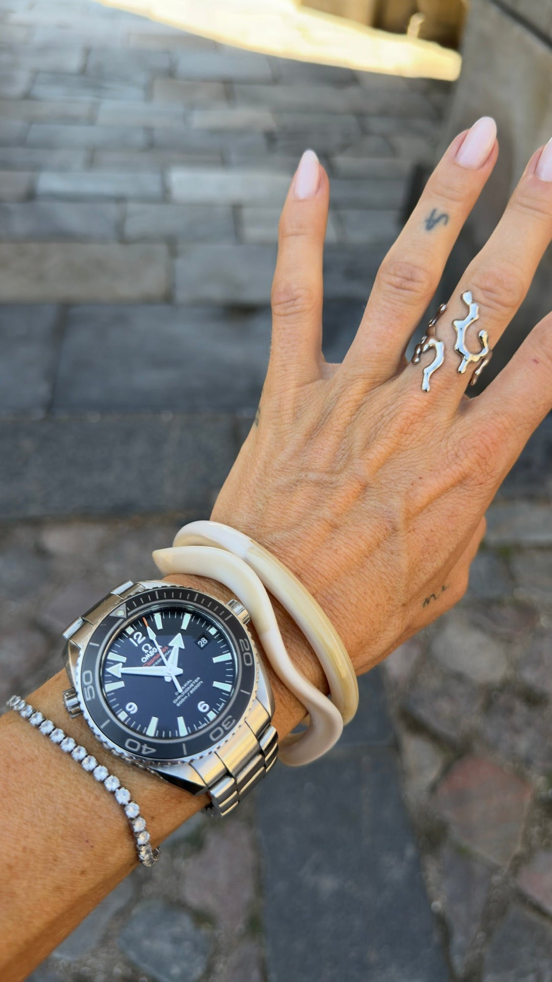 Andcopenhagen Jewelry - Armbånd - sølvfarvet- Nena 3mm.