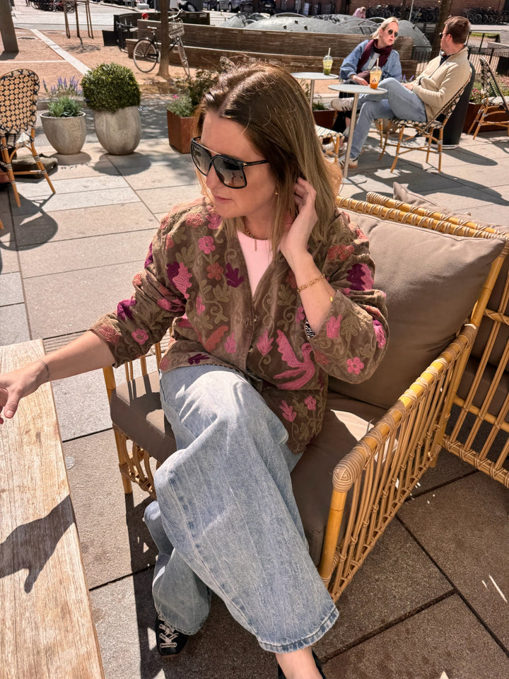 Cofur - Jakke - Brun/pink 03 - Suzani