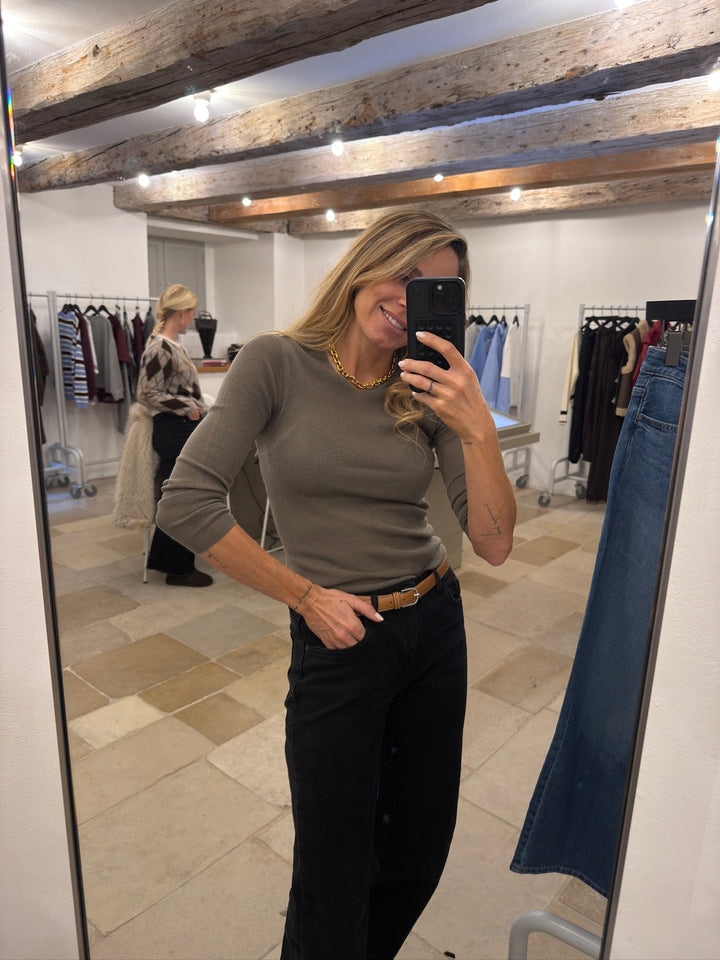 Sassy Copenhagen - Uld bluse - Brun - Manon
