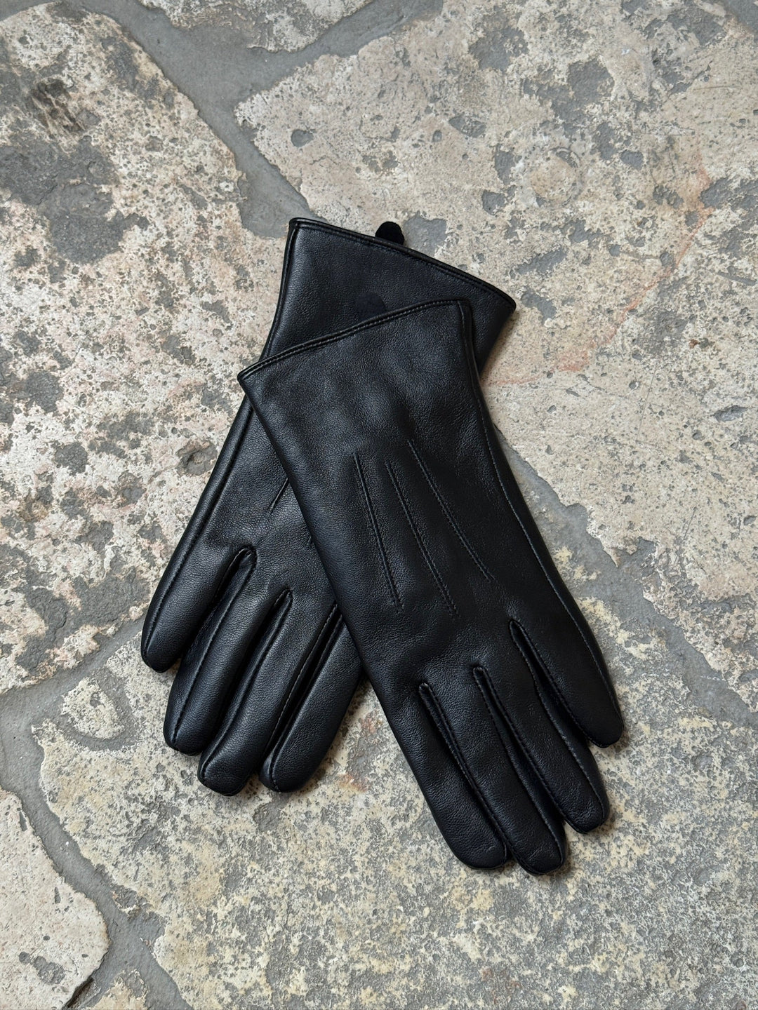 Andcopenhagen - Læderhandsker - Sort - Ea