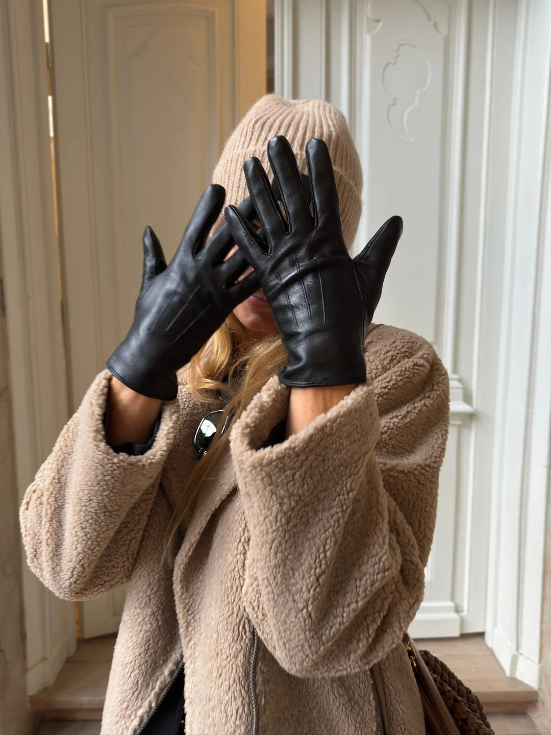 Andcopenhagen - Læderhandsker - Sort - Ea