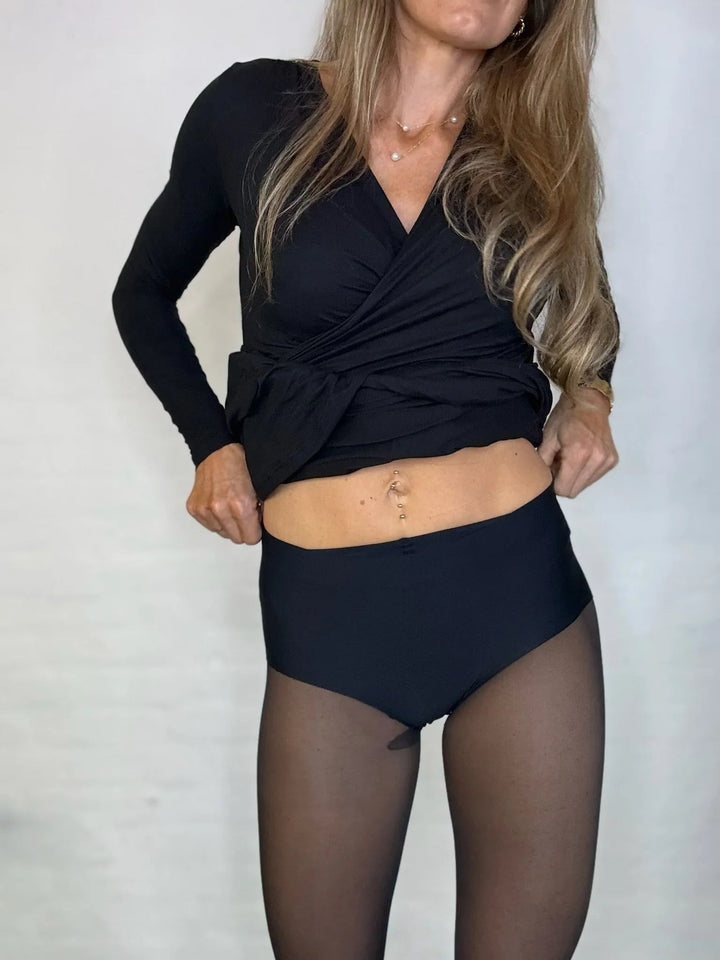 Sassy Copenhagen - BH Shorts - Shape wear - Fyldig bagdel - Nynne - Sort sss - Stilkompagniet.dk