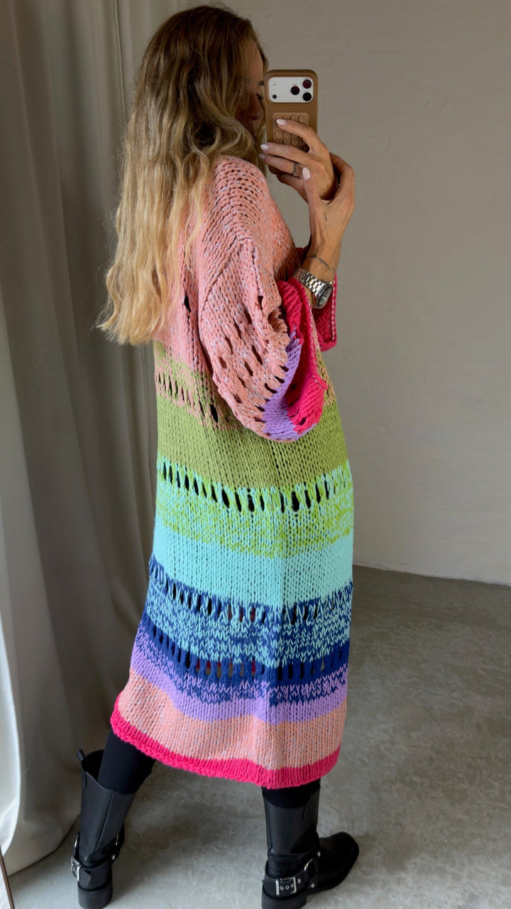 Sassy Copenhagen - Cardigan - Pink/Multi - Greta