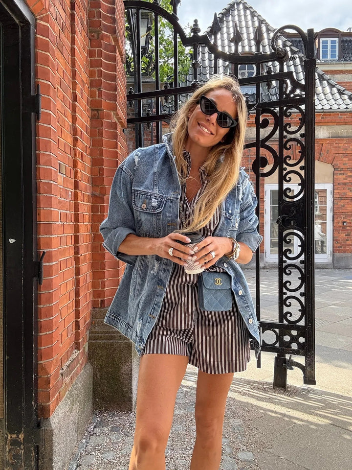 Sassy Copenhagen - Denim jakke - Light blue - Martine - Stilkompagniet.dk