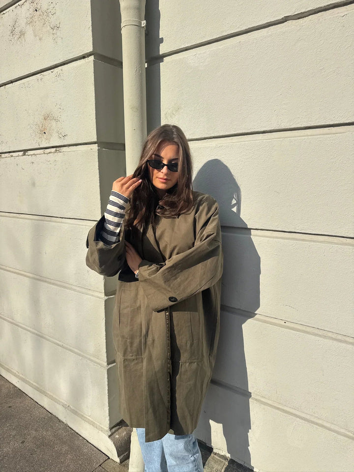 My Essential Wardrobe - Trenchcoat -  Sea Turtle - LyonMW