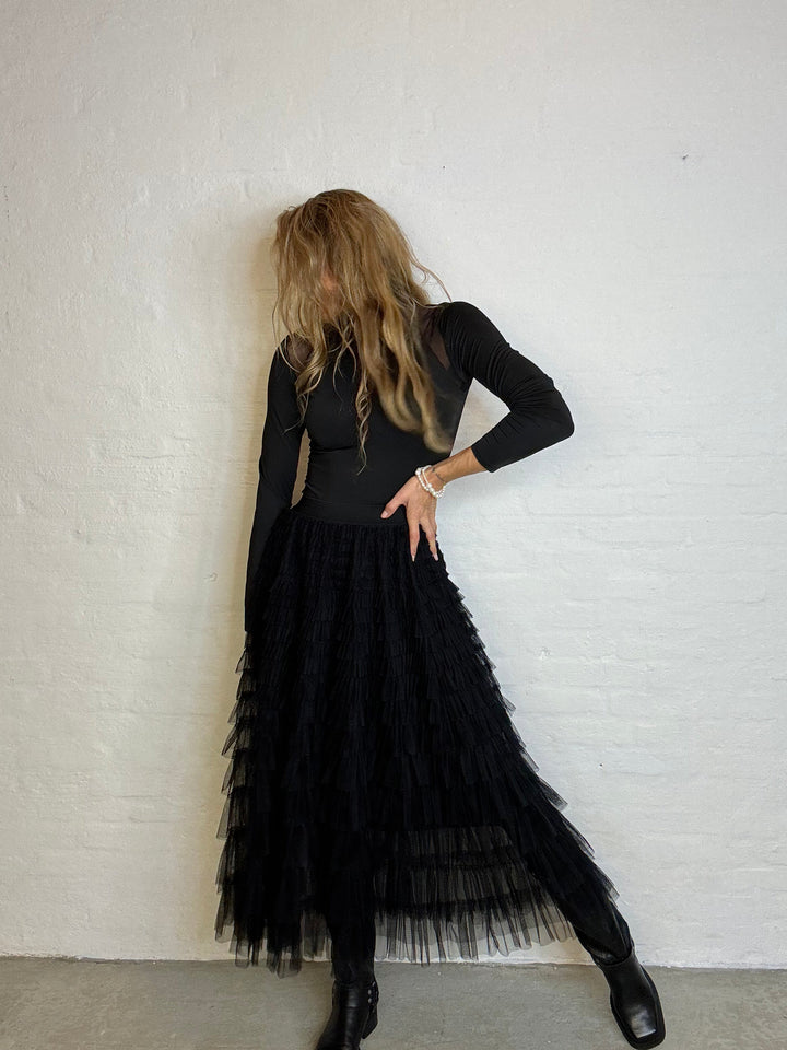 Tyl nederdel - Sort - Sassy Copenhagen ( bemærk preorder) - Stilkompagniet.dk