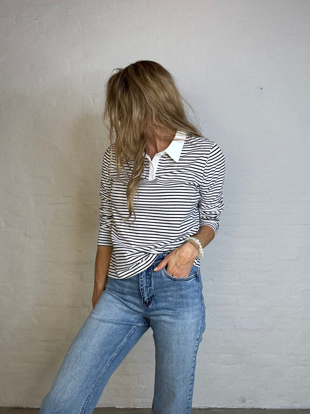 Sassy Copenhagen - Sort Stribet Polo - Talou - Stilkompagniet.dk