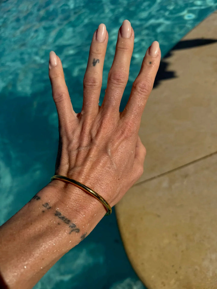 Andcopenhagen - Armbånd - 18 karat guldbelagt titanium steel - Bangle - Nanna - Stilkompagniet.dk