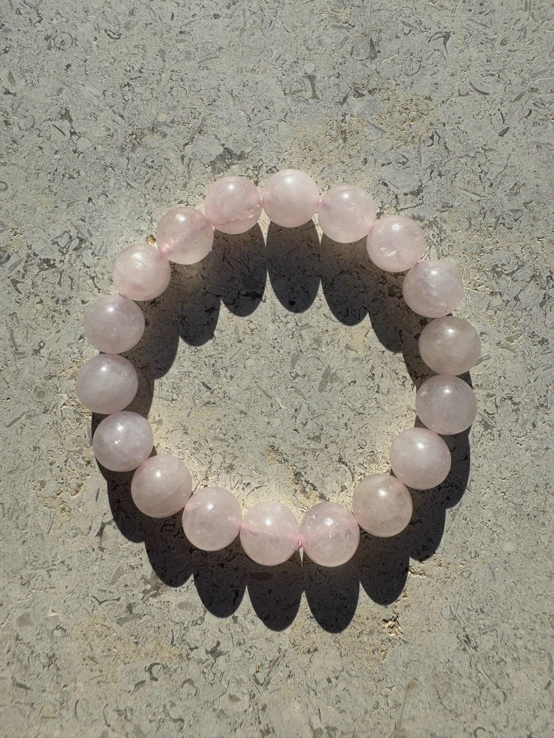 Andcopenhagen - Armbånd - Rosa kvarts perler - Mindi - Stilkompagniet.dk