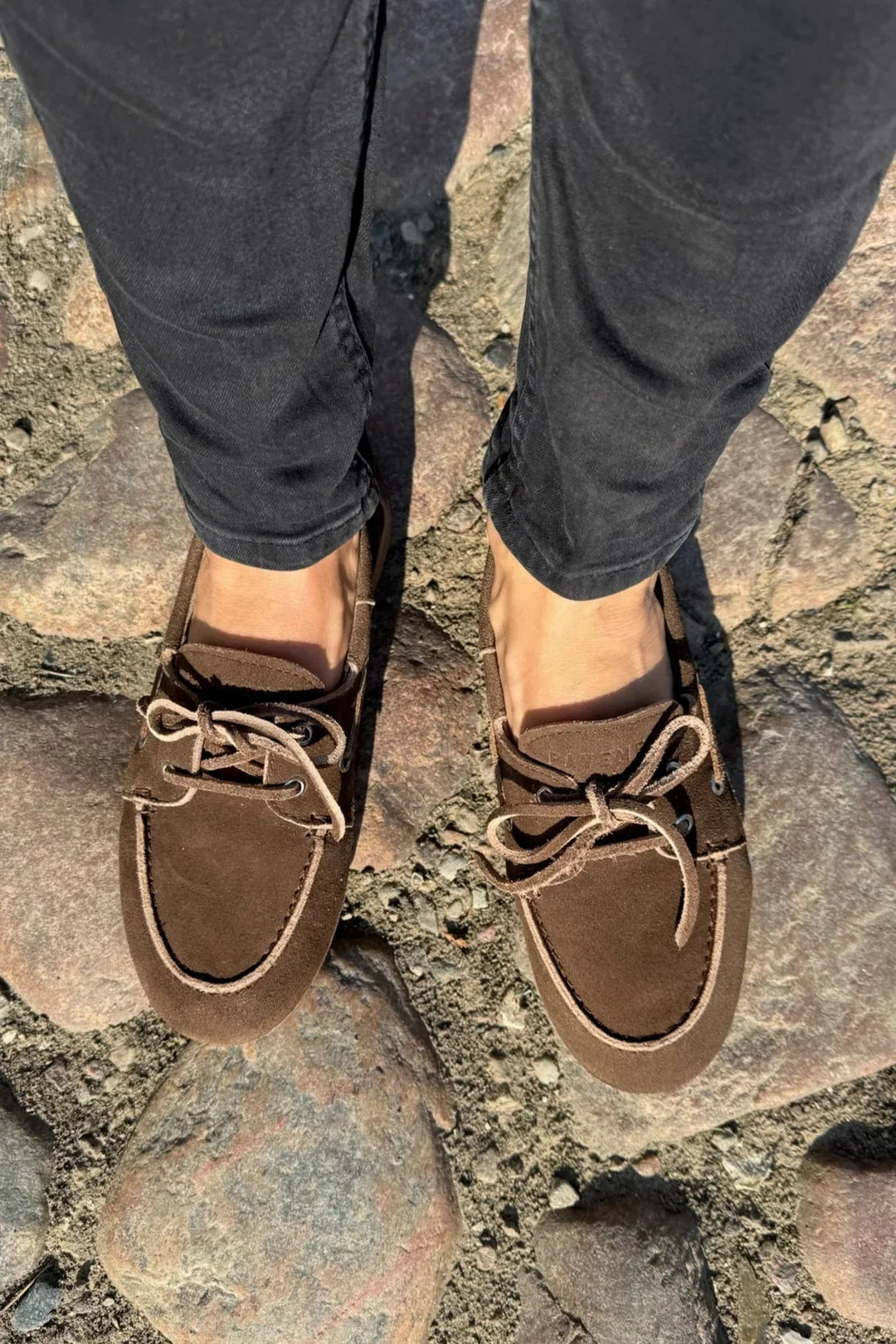 Pavement - Ballerina Loafers - Brown Suede - Marin - Stilkompagniet.dk