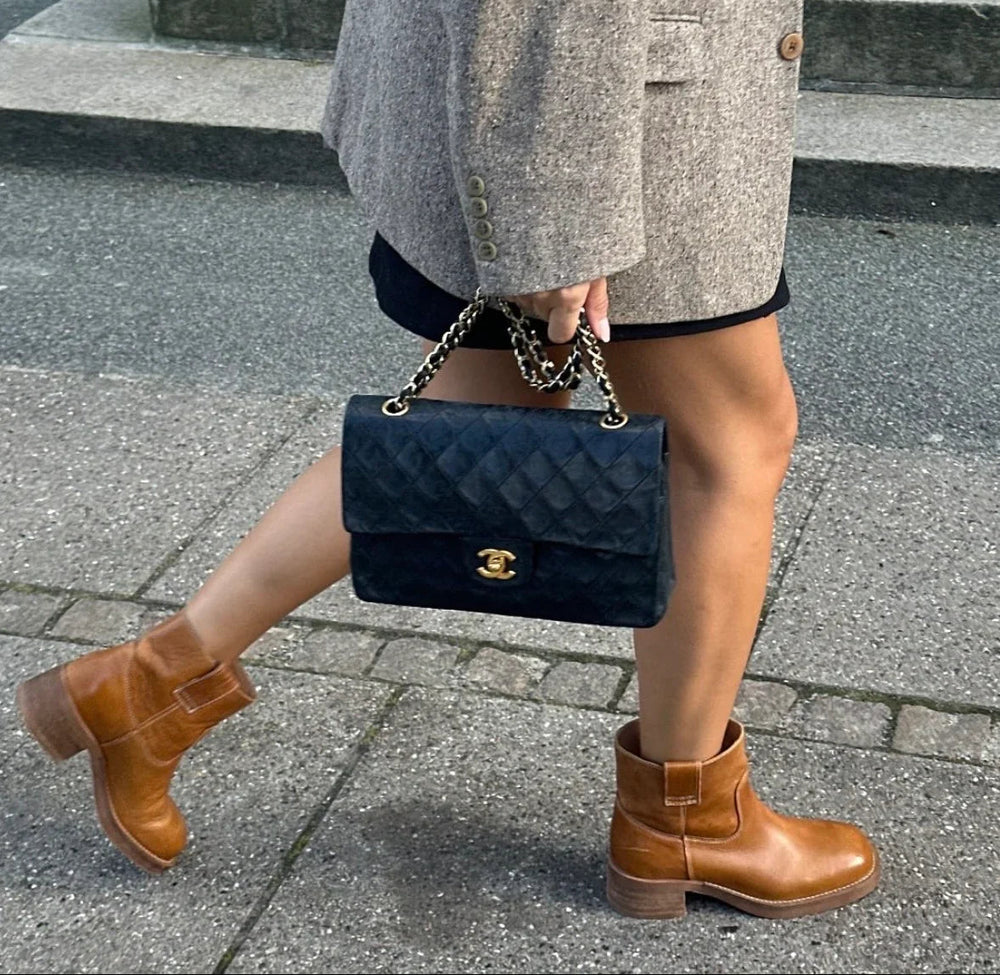 Pavement - Støvler - Tan Vintage - Jenny - Stilkompagniet.dk