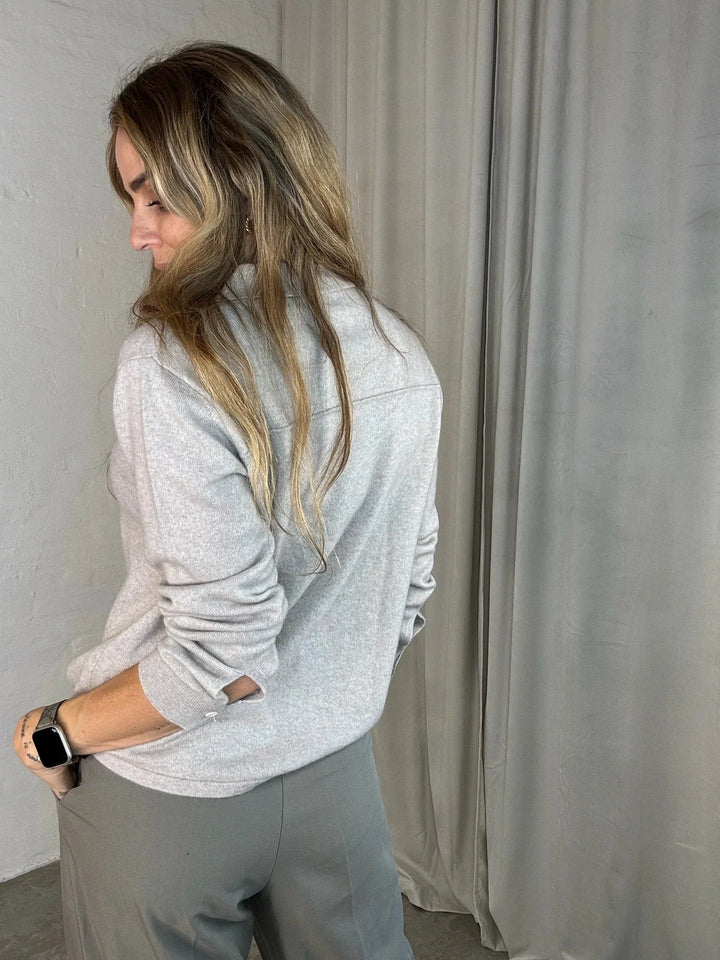 Sassy Copenhagen - 100% Cashmere polo - Creme - Samara sss - Stilkompagniet.dk