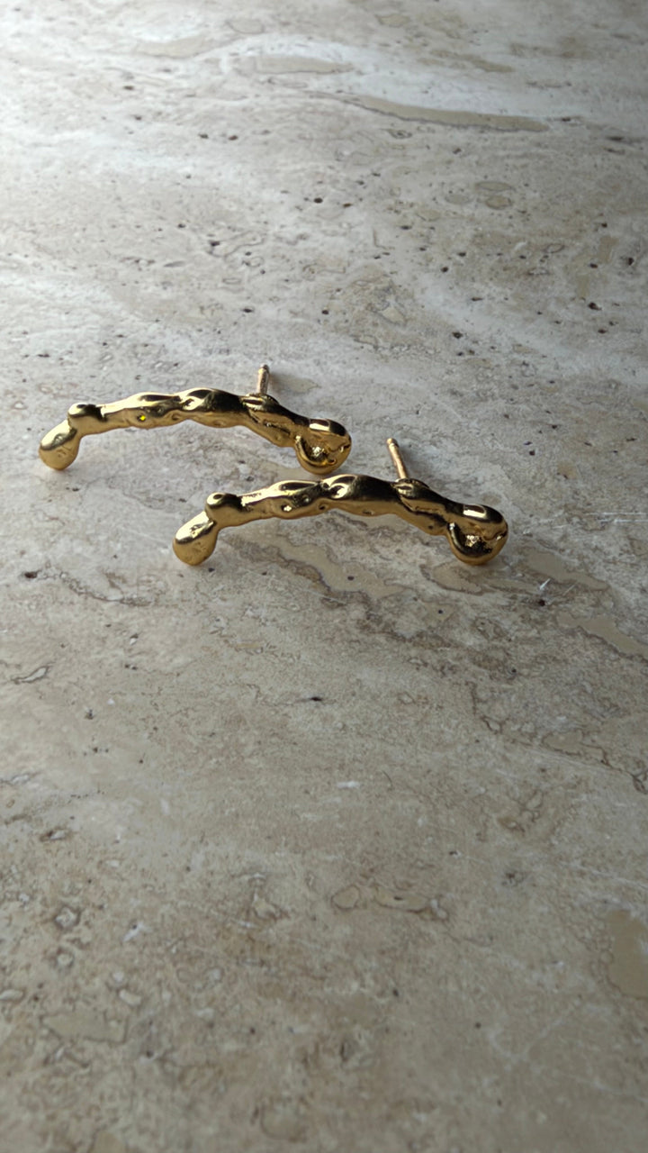 Andcopenhagen Jewelry - Øreringe - 18 karat guldbelagt messing - Agnete