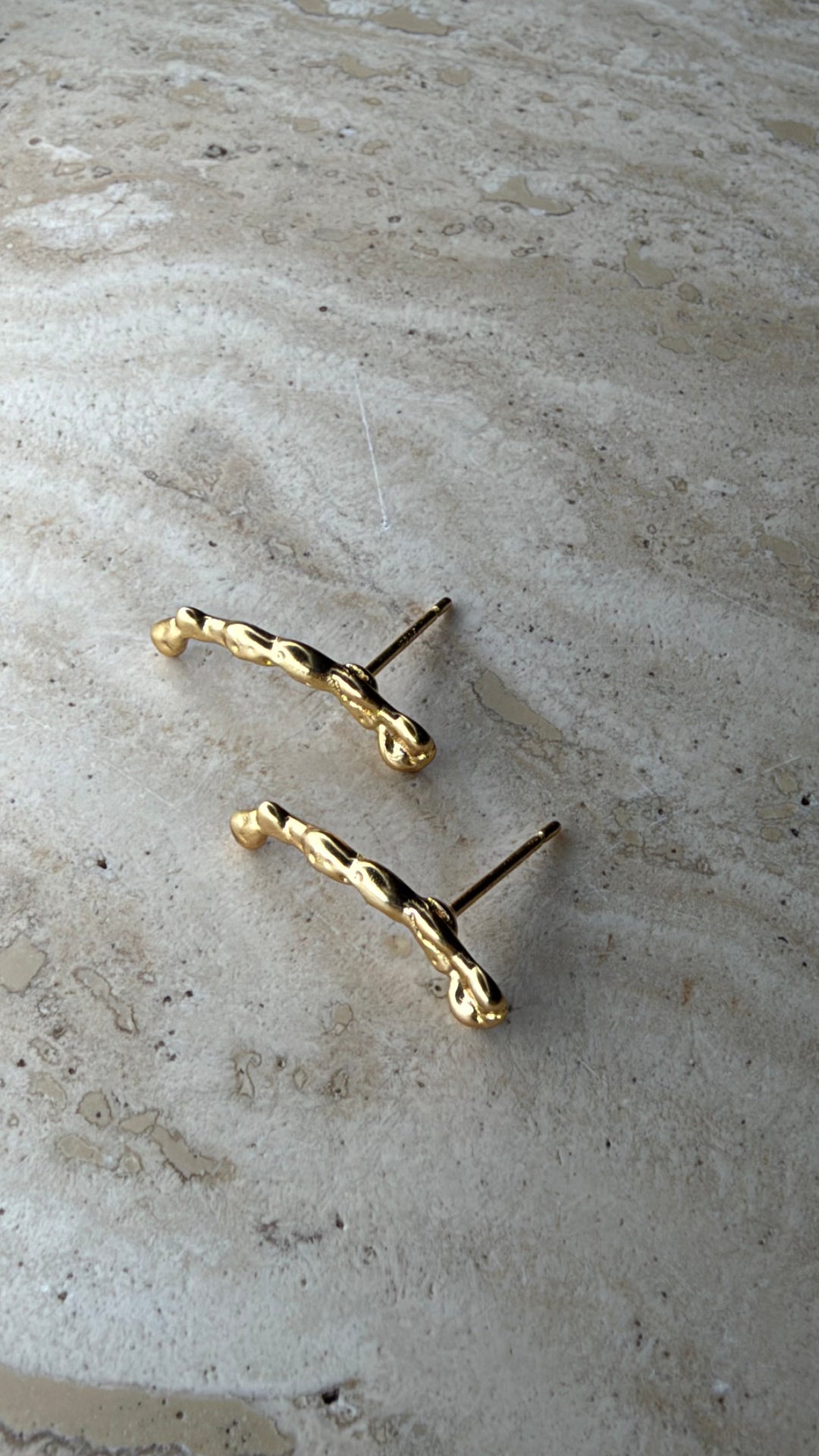 Andcopenhagen Jewelry - Øreringe - 18 karat guldbelagt messing - Agnete