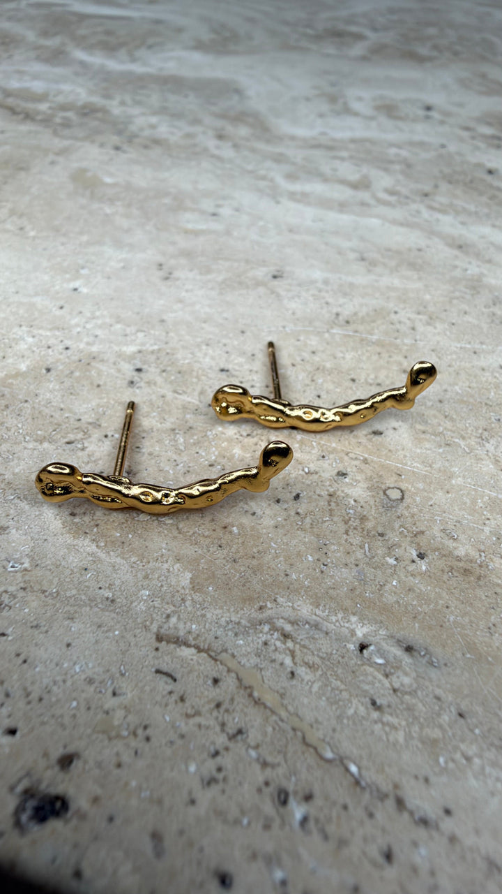 Andcopenhagen Jewelry - Øreringe - 18 karat guldbelagt messing - Agnete