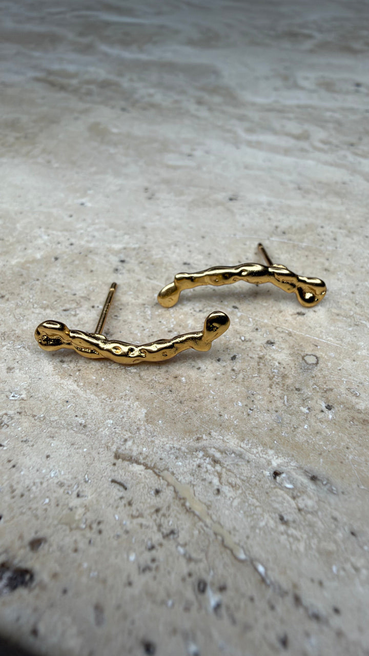 Andcopenhagen Jewelry - Øreringe - 18 karat guldbelagt messing - Agnete