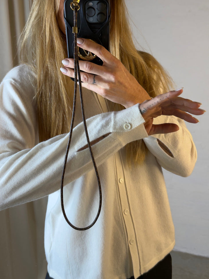 Sassy Copenhagen - 100% Cashmere polo - Råhvid - Samara sss