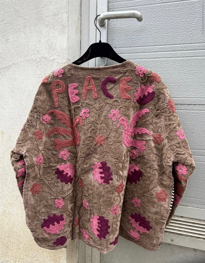 Cofur - Jakke - Brun/pink 03 - Suzani