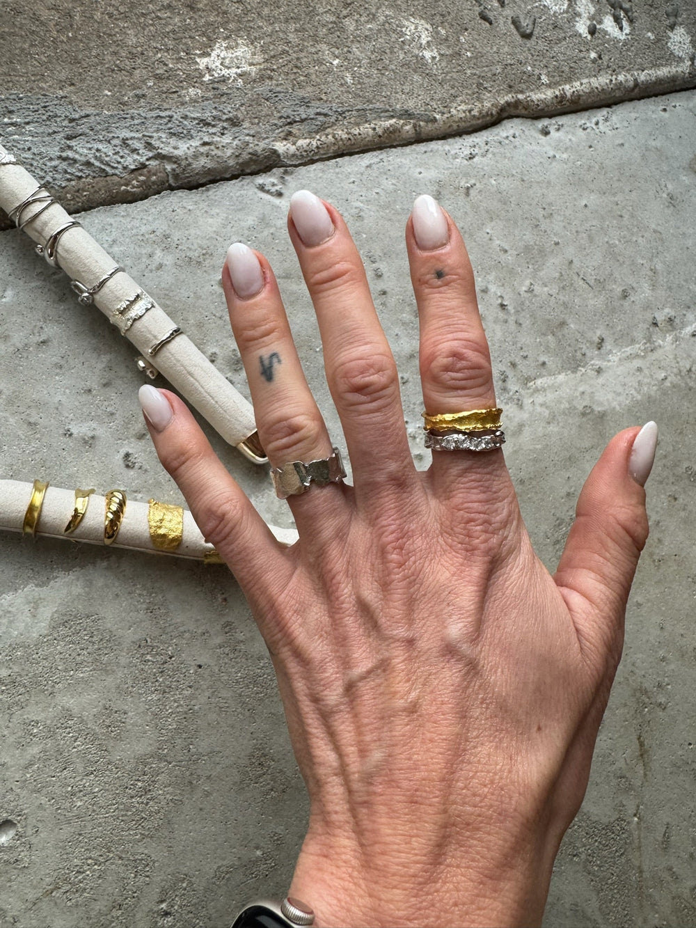 Andcopenhagen - Ring - 925 sterlingsølv - Sandy - Stilkompagniet.dk