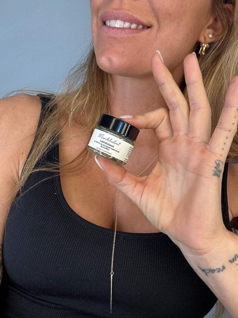 Læbebalsam - Pebermynte - 15 ml. - Munkholm sss - Stilkompagniet.dk