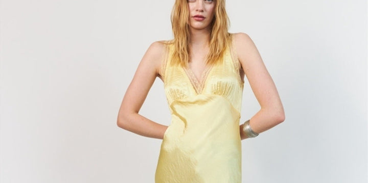 Lollys Laundry - Kjole - Light Yellow - Clarill