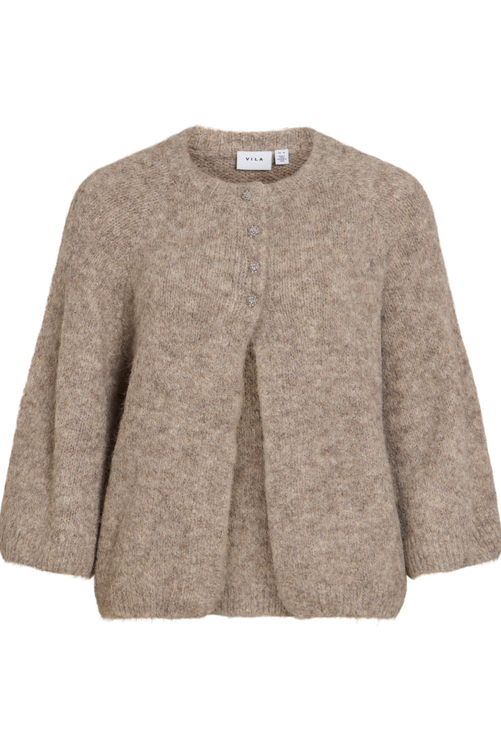 Vila - Cardigan - Natural melange - Vibows